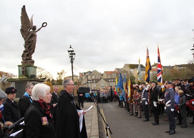 Wetherby Remembrance Sunday. Picture by Stefan Kusinski
