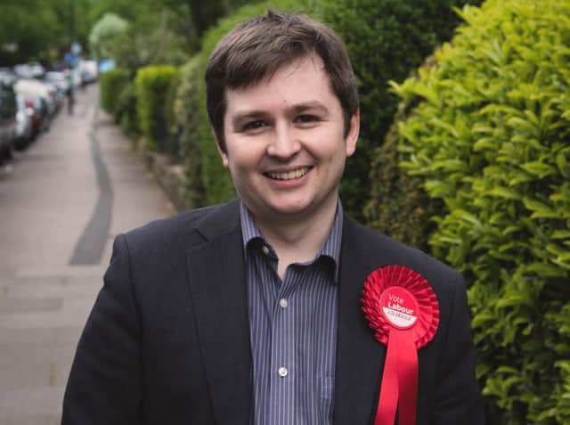Mark Sewards, the Labour Party's candidate for the seat of Harrogate and Knaresborough at the General Election.