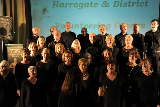 Reincantation's stunning first performance at the Harrogate and District Volunteering Oscars. Picture: Gerard Binks.