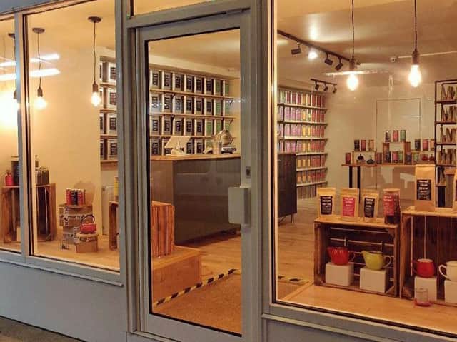 The front of the new shop in Harrogate town centre.
