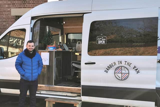 Graham Laybourn, or the Barber in the Van, as he is becoming known, has launched a mobile hairdressing business with a twist, and is passionate about reaching out to residents who may otherwise struggle to access appointments in the centre.