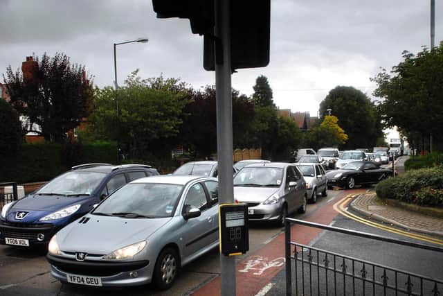 The Hookstone Road junction with Wetherby Road is a renowned traffic blackspot in Harrogate.