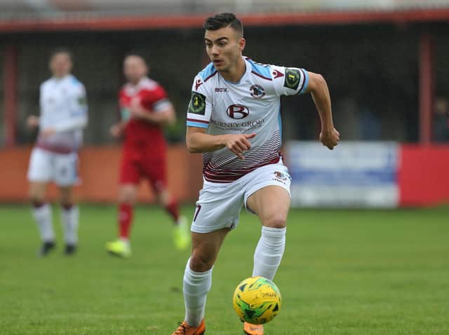 Davide Rodari in action for Hastings United. Picture: Scott White