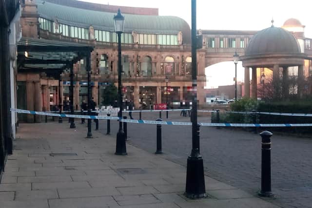 A cordon was put in place while police conducted their investigations.