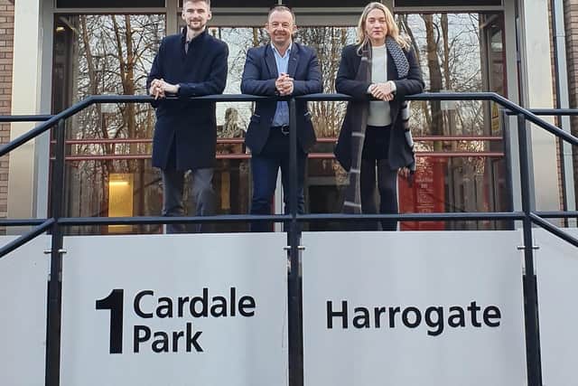 No.1 Cardale Park, the former home of the Harrogate Advertiser, is to be turned into offices designed around health and wellbeing.