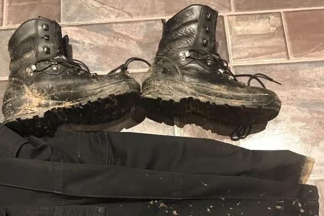 A Harrogate response officer tweeted a photo of her muddy uniform following the arrests.