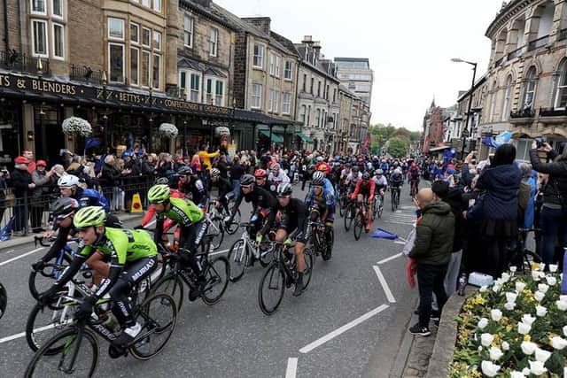 Tour de Yorkshire will not be passing through Harrogate town this year, but will pass through parts of the district.