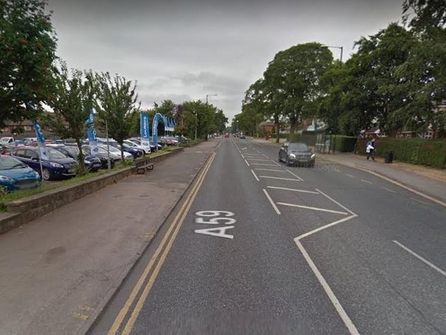 The incident occurred yesterday, Sunday, morning on Knaresborough Road.