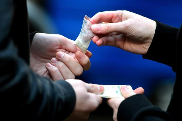 Police in North Yorkshire arrested two men from Leeds on suspicion of drugs-related offences