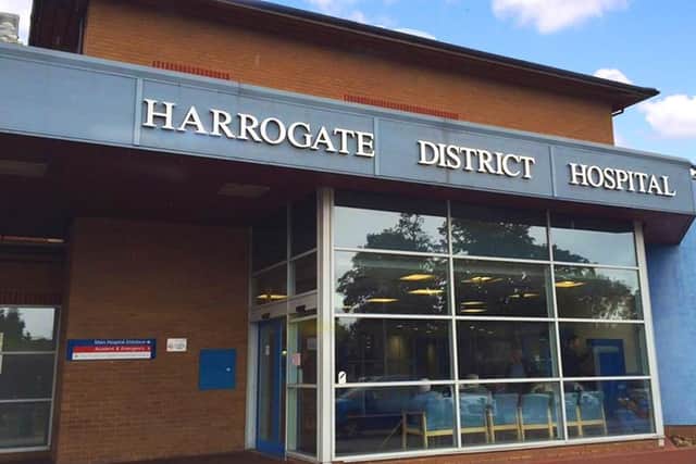 'Coronavirus pods' are being installed at Harrogate District Hospital's emergency department to keep anyone showing symptoms of the virus isolated from other patients.