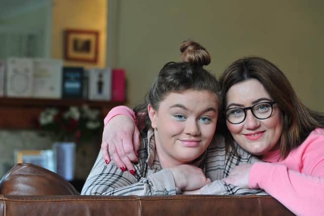 Seventeen-year-old Katie Lee and her mum, Emma, accessed grief support from Saint Michael's Just 'B' service.