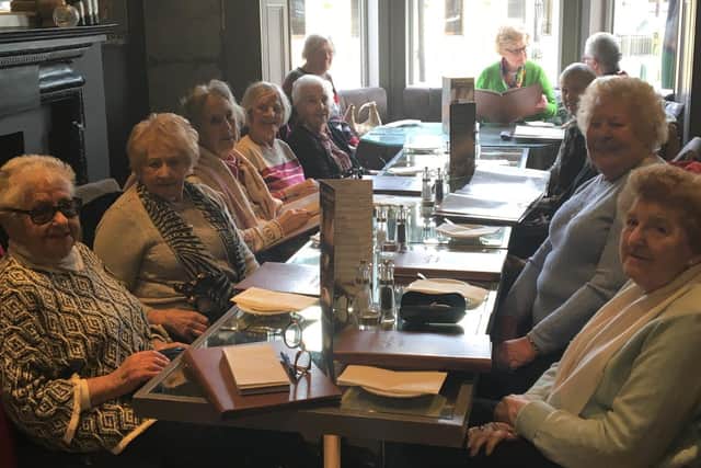 Supporting Older Peoples dining out club at Buon Gusto restaurant, which went above and beyond to host them.