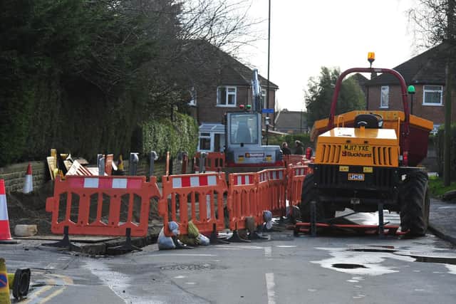 Residents in the Kingsley Drive area of Harrogate have had enough of the disruption caused by construction traffic outside their homes. Picture: Gerard Binks