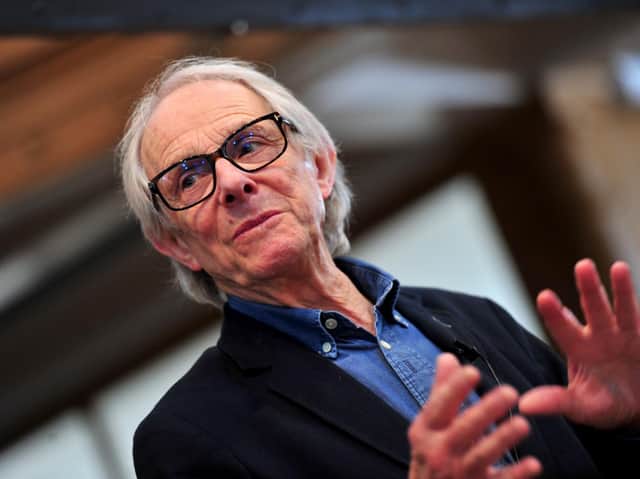 Iconic British film director Ken Loach at the Wesley Centre during a Harrogate Film Festival event on Monday. (Picture by Gerard Binks)