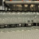 Harrogate Spring Water plastic bottles.