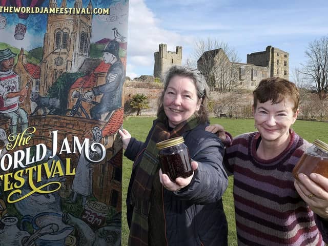 Organiser Anna Lupton at Helmsley Walled Garden