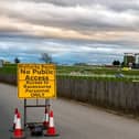 The last race at Wetherby takes place behind closed doors as the Corona Virus continues to hit the sporting world.
17 March 2020. Picture Bruce Rollinson