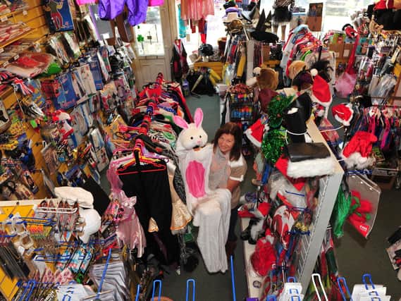 End of an era - Jane Palmer of Footlites, Harrogate's only fancy dress hire shop which is set to close. (Picture by Gerard Binks)