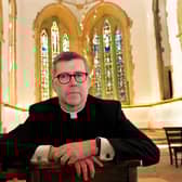 "Theres a stoic sense of keeping calm and carrying on as best we can." - Team Rector Father Gary Waddington at St Wilfrid's Church in Harrogate. (Picture Gerard Binks)