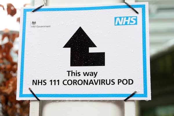 Directions to a coronavirus pod.