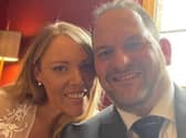The happy couple: Sue and Colin Wight.