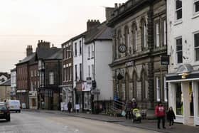 The markets have set up to sell essential goods in Knaresborough (pictured) and Ripon.