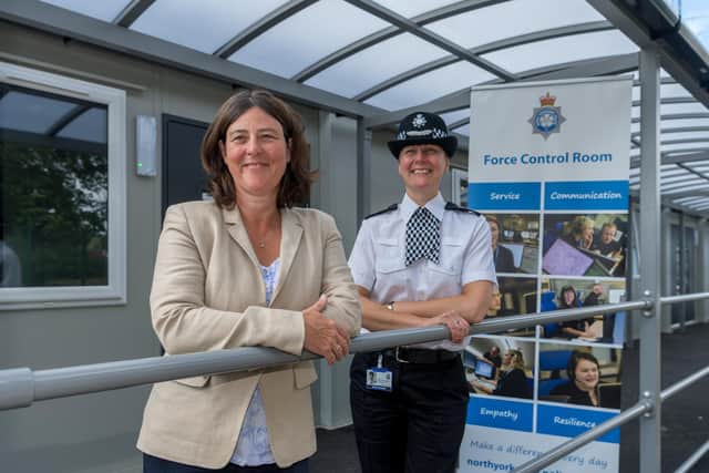 Julia Mulligan, North Yorkshire Police, Fire and Crime Commissioner and Lisa Winward, Chief Constable of North Yorkshire Police.