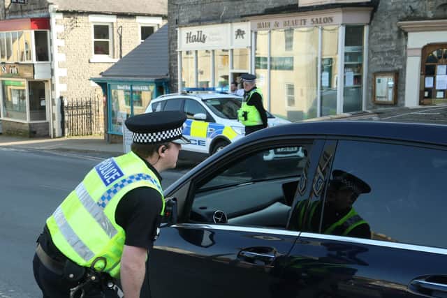 Police are stepping up patrols and asking motorists if their journey is essential. Photo: Philip Sedgwick