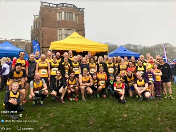 Some of the current members of Nidd Valley Road Runners in Harrogate, which was established in 1984 to create a friendly atmosphere.