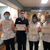 Striking the right note - NHS staff say thanks to Harrogate and Leeds club DJ Rickie Hurlstone in advance of his big live stream fundraiser this weekend.