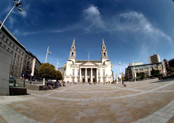 Millennium Square and Leeds Civic Hall, Leeds City Centre, where the North East Plans Panel meets to discuss planning applications. Picture: Mark Bickerdike.