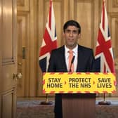 Chancellor Rishi Sunak during a media briefing in Downing Street, London, on coronavirus. Photo: PA