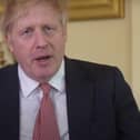 Boris Johnson thanks the NHS after he was discharged from hospital. Photo: 10 Downing Street