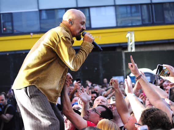 Tim Booth, lead singer of James who were scheduled to be one of the headliners at Deer Shed Festival.