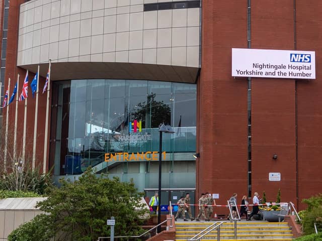 The Nightingale hospital is currently recruiting. Pic: James Hardisty