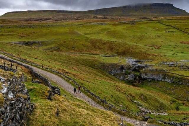 Pen-y-Ghent - one of Yorkshire's Three Peaks alongside Whernside  and Ingleborough.