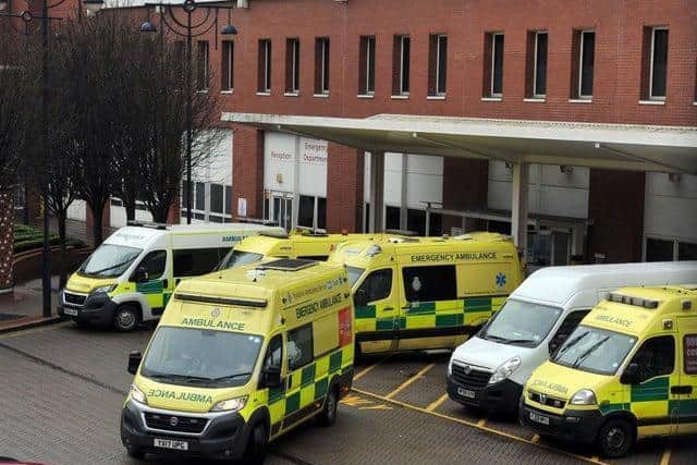 Harrogate Hospital has seen its A&E admissions almost halve during the pandemic.