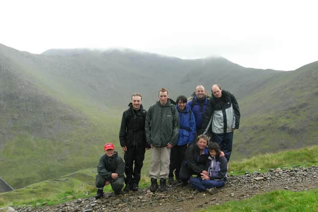 Members of the Open Country family conquer Helvellyn.