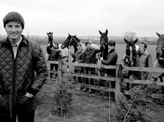 Michael Dickinson with his famous five horses from the 1983 Cheltenham Gold Cup