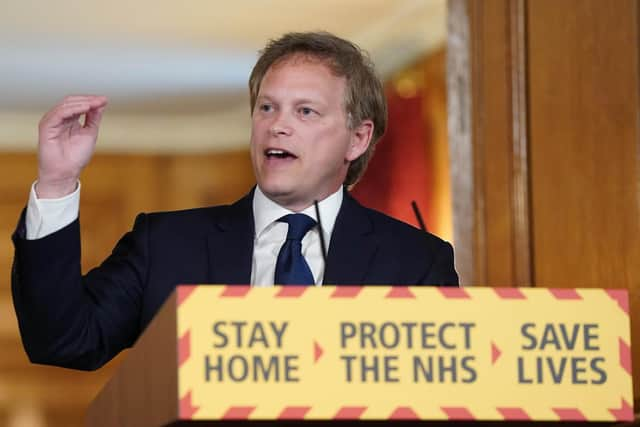 Transport Secretary Grant Shapps. Photo: PA