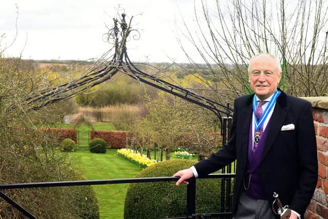 The new High Sheriff of North Yorkshire David Kerfoot at his North Yorkshire home. Pic: Gary Longbottom