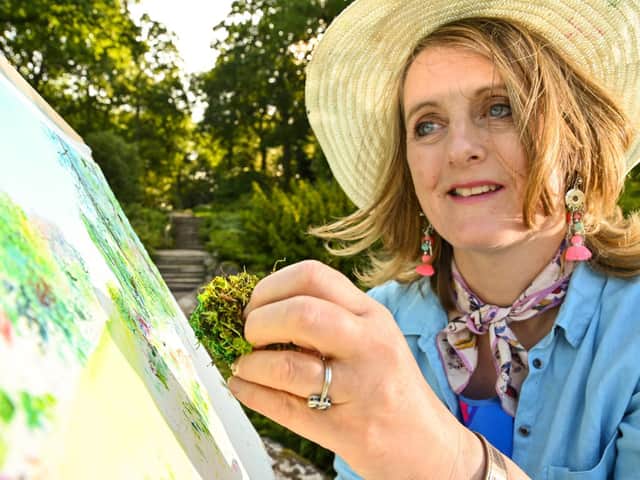 Harrogate artist Anita Bowerman is just one of many taking part in Harrogate Community Lockdown Fest this weekend.