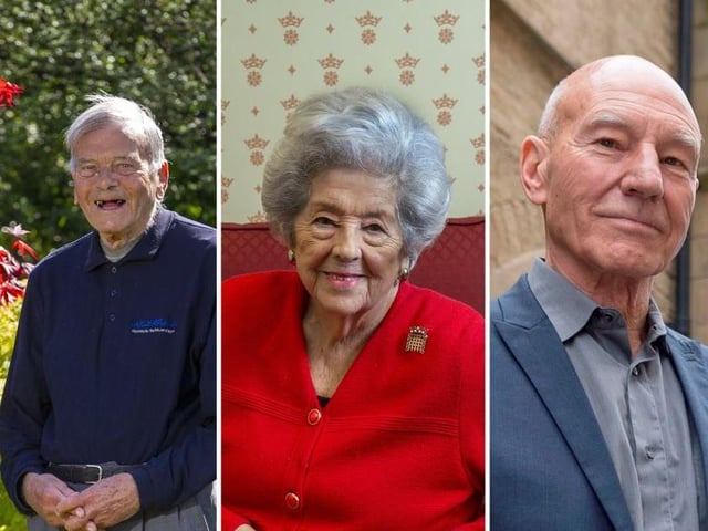 Famous Yorkshire folk, including Dickie Bird, Betty Boothroyd and Patrick Stewart have revealed their memories of VE Day.