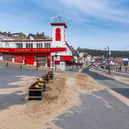 A deserted Foreshore Road in Scarborough