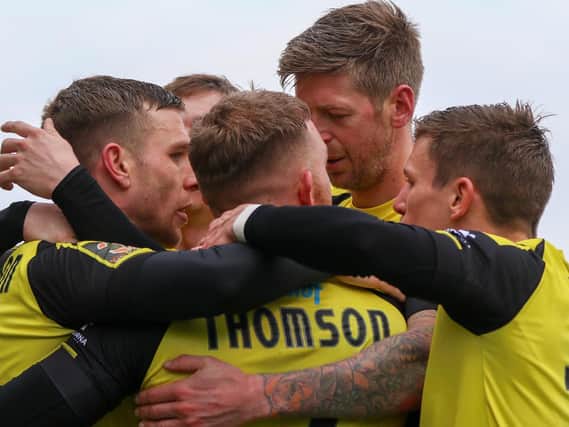 Harrogate Town were second in the National League when 2019/20 was suspended. Picture: Matt Kirkham