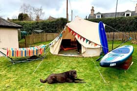 'Glamping' in your back garden has saved a Harrogate couple's award-winning business.