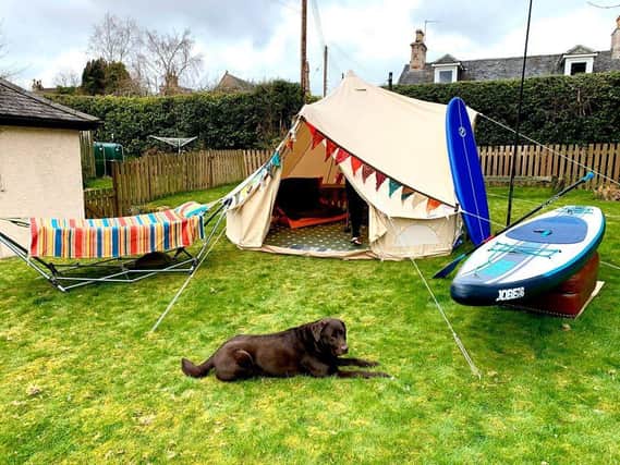 'Glamping' in your back garden has saved a Harrogate couple's award-winning business.