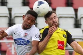 Harrogate Town were second in the National League standings when 2019/20 was suspended, just four points behind leaders Barrow. Picture: Matt Kirkham