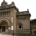 Extensive social distancing and safety measures are ready for customers  - JD Wetherspoon's Winter Gardens bar in Harrogate.