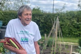 Harrogate 86-year-old Tom Skelling who is to set off on a 24-hour charity walk.